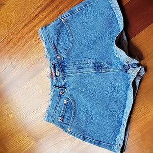 Signature8 high waisted jean shorts size sm